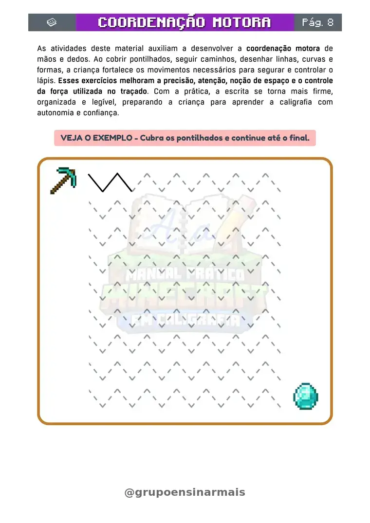 Página de coordenação motora